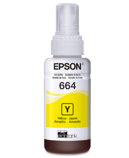Imagen de Epson botella tinta amarilla T664420-AL para L110-220-350-355-555 6500 Pag