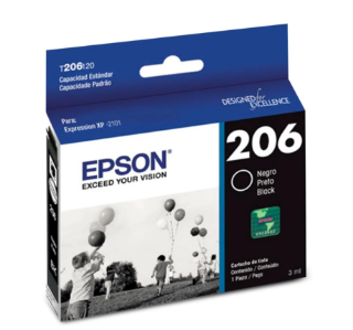 Imagen de Epson cartucho T206120-AL 206 black xpression XP-2101