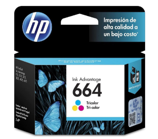 Imagen de HP cartucho  color 100Pgs #664 F6V28Al