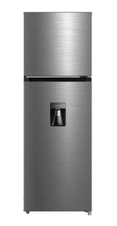 Imagen de Midea refrigerador top mount 13 pc con dispensador color acero inoxidable   MDRT489MTM46W
