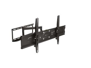 Imagen de Klip Xtreme KPM-885 - Kit de montaje (placa de contacto, abrazadera de interfaz, brazo articulado doble) para LCD / panel de plasma - acero con pintura electrolítica - negro - tamaño de pantalla: 26"-55" - interfaz de montaje: hasta 600 x 400 mm