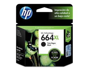 Imagen de HP - Ink cartridge - Black - 664XL