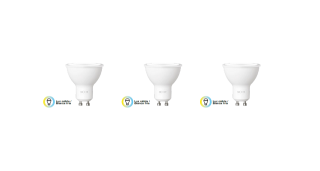 Imagen de Nexxt Solutions Connectivity - Light Bulb - GU10 CCT 110V 3PK - Conexión Wi-Fi - Bombillo de luz blanca - Compatible con Amazon Alexa y Google Assistant - 400 lumen - 4W(equivalente a 40w) - 110V /220V