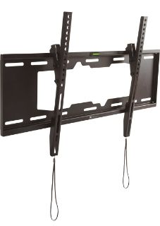 Imagen de Klip Xtreme KTM-352 - Abrazadera - perfil bajo - para pantalla plana curva - bloqueable - acero - negro - tamaño de pantalla: 37"-80" - se puede instalar en la pared