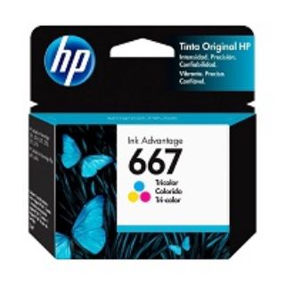 Imagen de HP - 667 - Ink cartridge - Tricolor - 3YM78AL