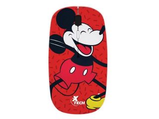 Imagen de Xtech - XTM-D340MK - Mouse - 2.4 GHz - Wireless - Bright red - Disney Mickey Mouse