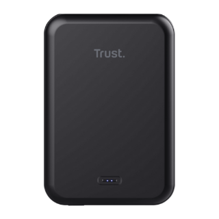 Imagen de Trust banco de energia inalambrico 5000 mah color negro batería magnética iPhone 12 superior - 24877